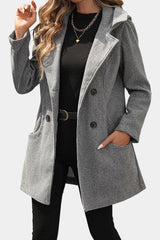 Lillian | Hooded Double-Breasted Coat