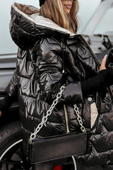 Quinn | Quilted Hooded Coat with Longline Fit