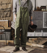 Sloppy Canvas Overalls