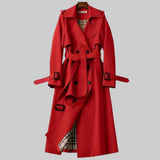 Genevieve | Women's Classic Double-Breasted Trench Coat