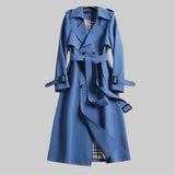 Genevieve | Women's Classic Double-Breasted Trench Coat