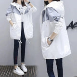 Nicole | Stylish Long Hooded Lightweight Womens Coat