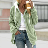 Clara | Oversized Teddy Cardigan with Zipper