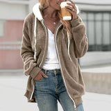 Clara | Oversized Teddy Cardigan with Zipper