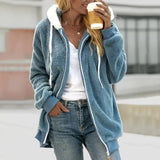Clara | Oversized Teddy Cardigan with Zipper