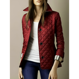 Eva | Women's Short Quilted Waterproof Jacket with Button Closure