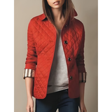 Eva | Women's Short Quilted Waterproof Jacket with Button Closure