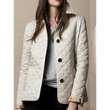 Eva | Women's Short Quilted Waterproof Jacket with Button Closure