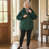 Everly | Quilted Hooded Jacket with Zip Closure
