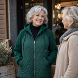 Everly | Quilted Hooded Jacket with Zip Closure