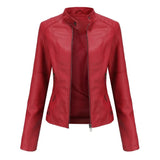 Pia | Chic Leather Jacket with Sophisticated Flair
