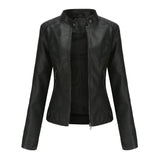 Pia | Chic Leather Jacket with Sophisticated Flair