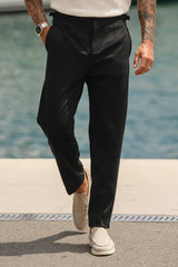 THE ALESSIO TROUSERS - BLACK - Maison Sydney