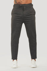 THE ALESSIO TROUSERS - DARK GREY - Maison Sydney