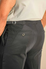 THE ALESSIO TROUSERS - NAVY BLUE - Maison Sydney