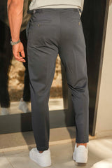 THE ALESSIO TROUSERS - NAVY BLUE - Maison Sydney