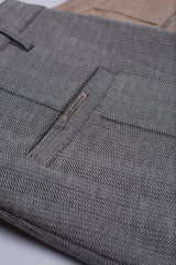 THE CHEVRON TROUSERS - GREY - Maison Sydney