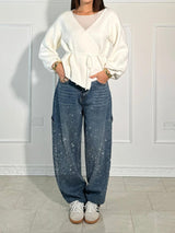 Balloon Carpenter Shine Denim Jeans - Maison Sydney