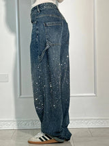 Balloon Carpenter Shine Denim Jeans - Maison Sydney