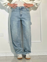 Balloon Carpenter Shine Denim Jeans - Maison Sydney