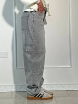 Balloon Carpenter Shine Denim Jeans - Maison Sydney