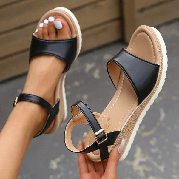 CAITLIN | Sandals with Orthopedic Support - Maison Sydney