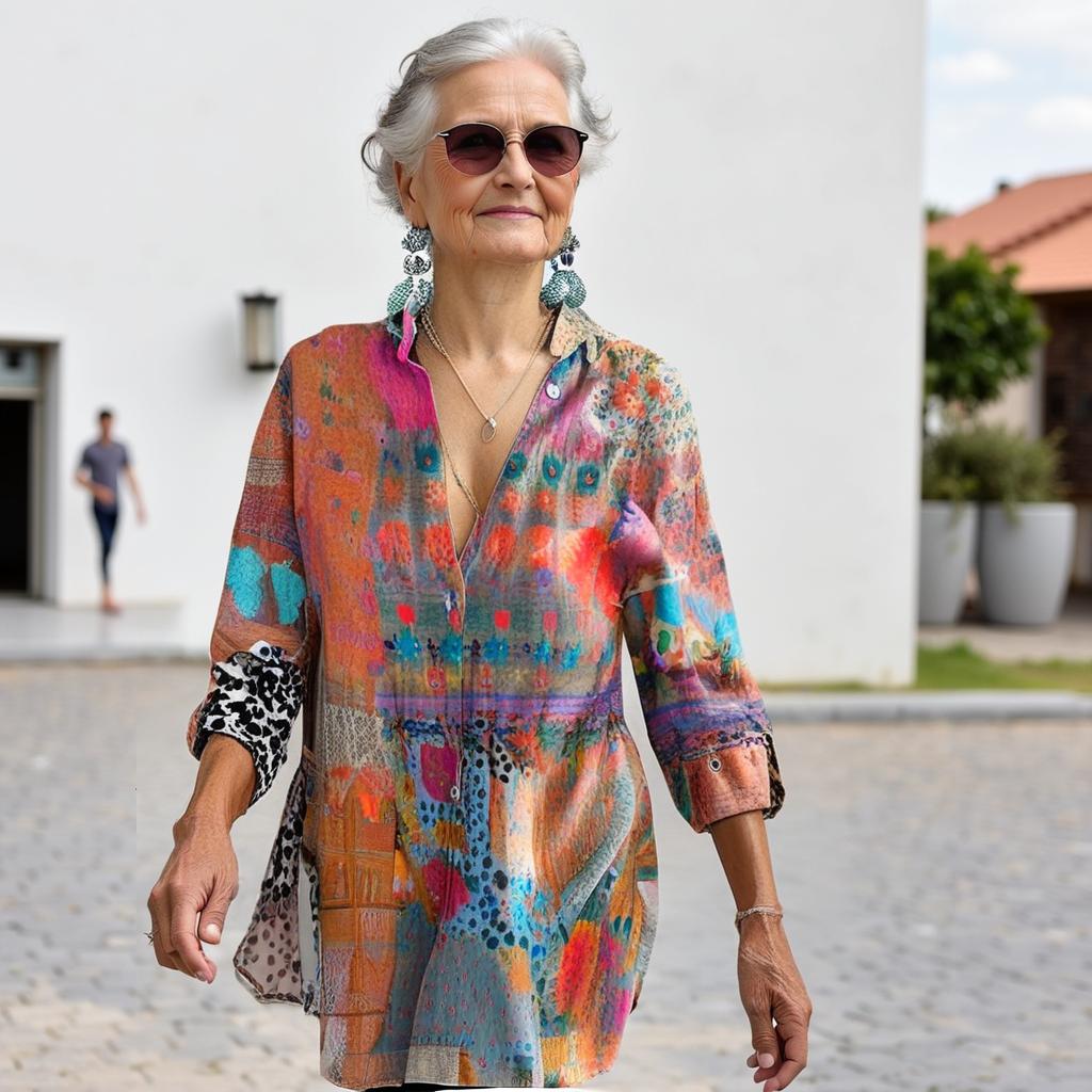 Chemisier™ Vintage Floral Blouse - Maison Sydney