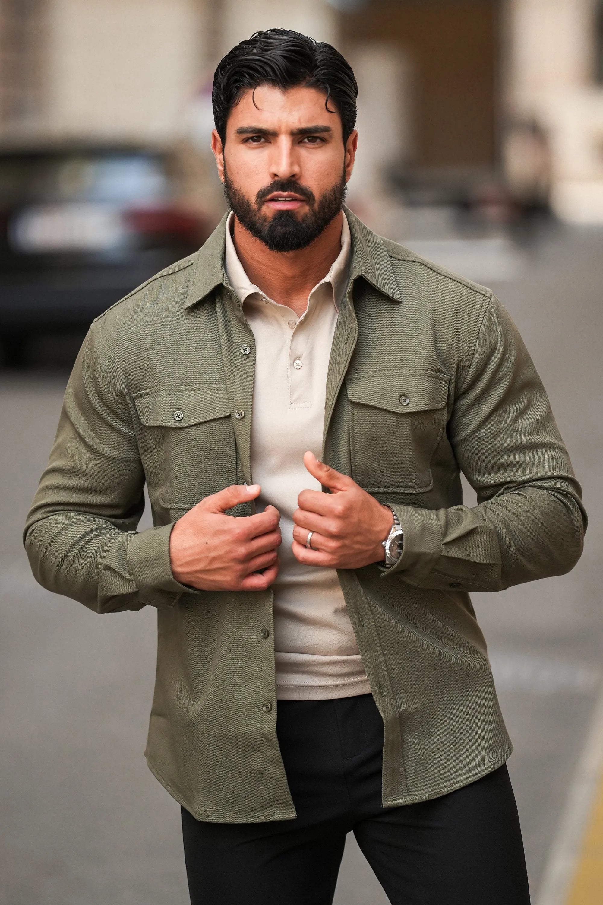THE DANTE OVERSHIRT - Maison Sydney