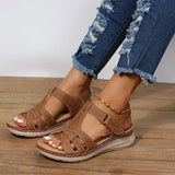 URSULA | Orthopedic leather sandals - Maison Sydney