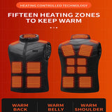 DuraHeat | 21-Zone Outdoor Heated Vest – Tough Graphene Tech - Threadford