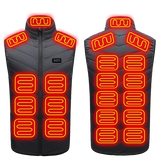 DuraHeat | 21-Zone Outdoor Heated Vest – Tough Graphene Tech - Threadford