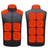 DuraHeat | 21-Zone Outdoor Heated Vest – Tough Graphene Tech - Threadford
