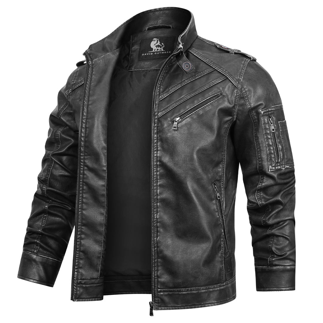 Engine Leather Jacket - Threadford