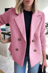 ESTRELLA™ - Elegant Knit-Sleeve Blazer - Maison Sydney