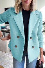 ESTRELLA™ - Elegant Knit-Sleeve Blazer - Maison Sydney