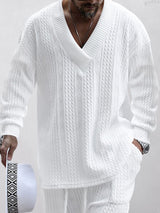 FlexKnit | Cable Knit Athleisure Set - Maison Sydney