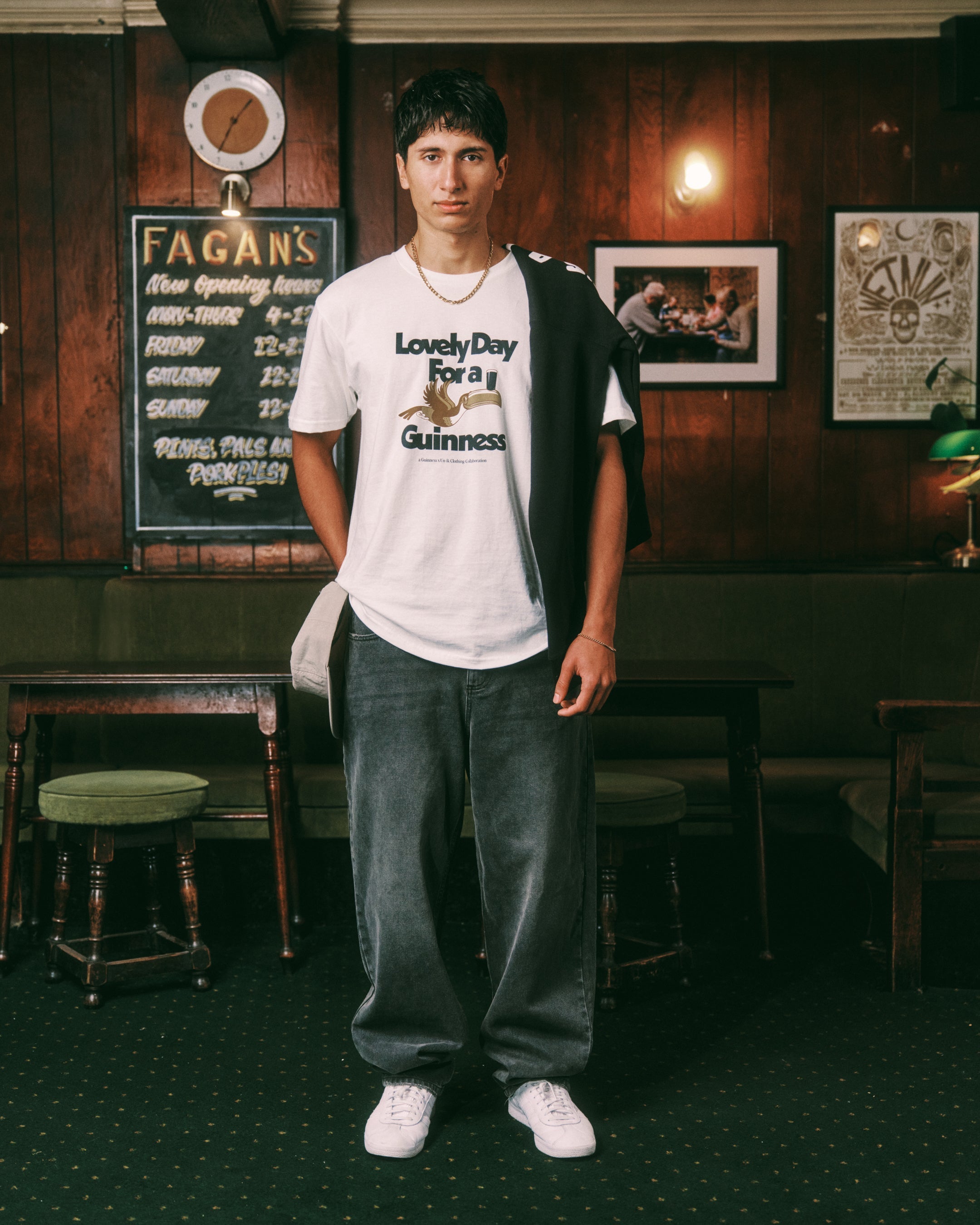 Guinness x MS 'Lovely Day' Tee - White - Maison Sydney