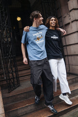 Guinness x MS 'Lovely Day' Vintage Washed Tee - Blue - Maison Sydney