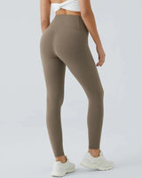 High Waisted Butt Lifting Tummy Control Side Pocket Shaping Training Leggings - Maison Sydney