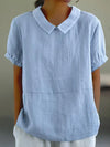 Luna™ | Relaxed Fit Collared Blouse - Maison Sydney