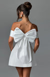 NOIR MINI DRESS - IVORY - Maison Sydney
