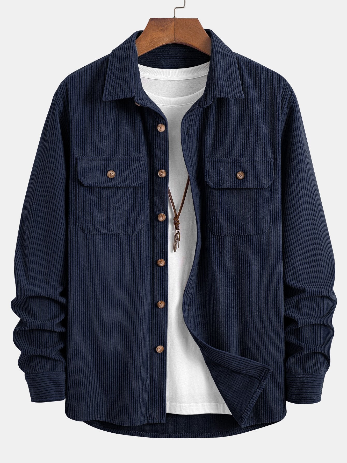 Double Pocket Corduroy Shirt - Maison Sydney