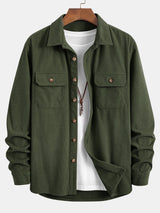 Double Pocket Corduroy Shirt - Maison Sydney