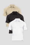 THE MUSCLE BUTTON POLO BUNDLE 3-PIECE SET - Maison Sydney