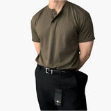 DAEGU Buttoned Collar T-Shirt - Maison Sydney