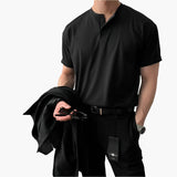 DAEGU Buttoned Collar T-Shirt - Maison Sydney