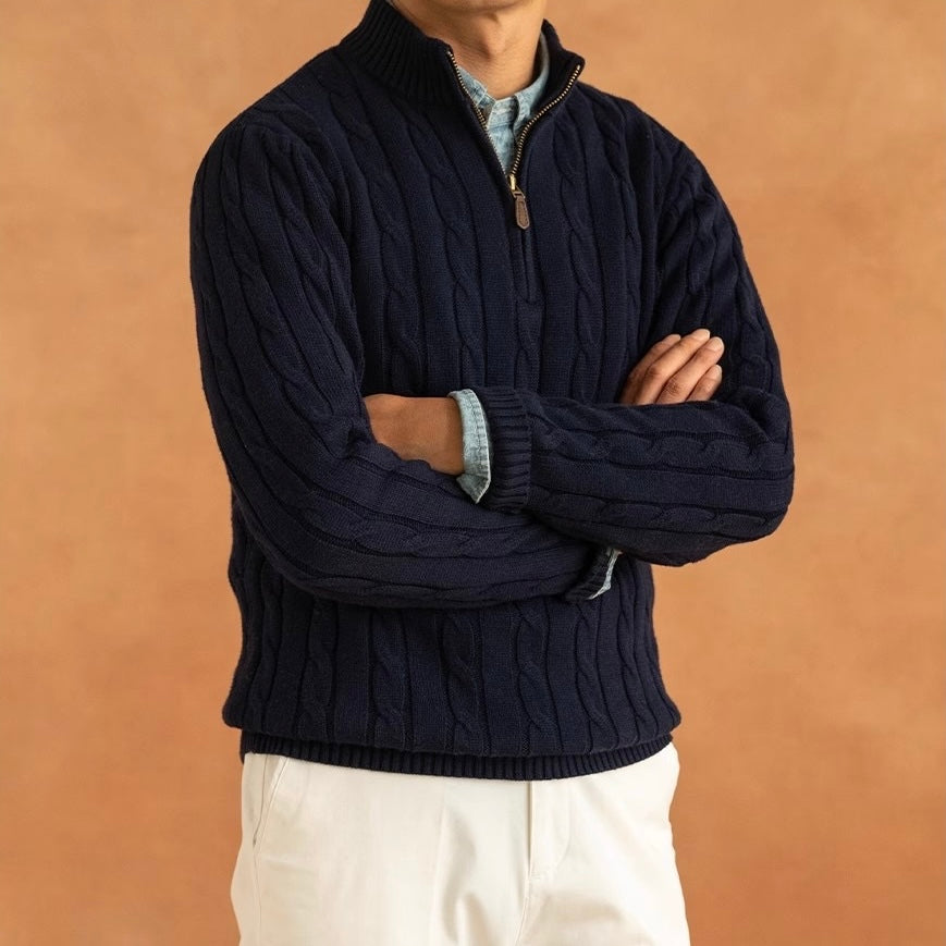 NAMJEJU Zipped Sweater - Maison Sydney