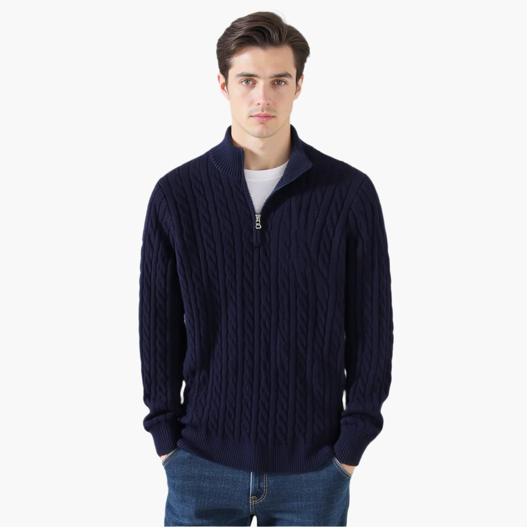 TAEBAEK Zipped Sweater - Maison Sydney