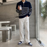ANYANG Knit Half-Zip Sweater - Maison Sydney