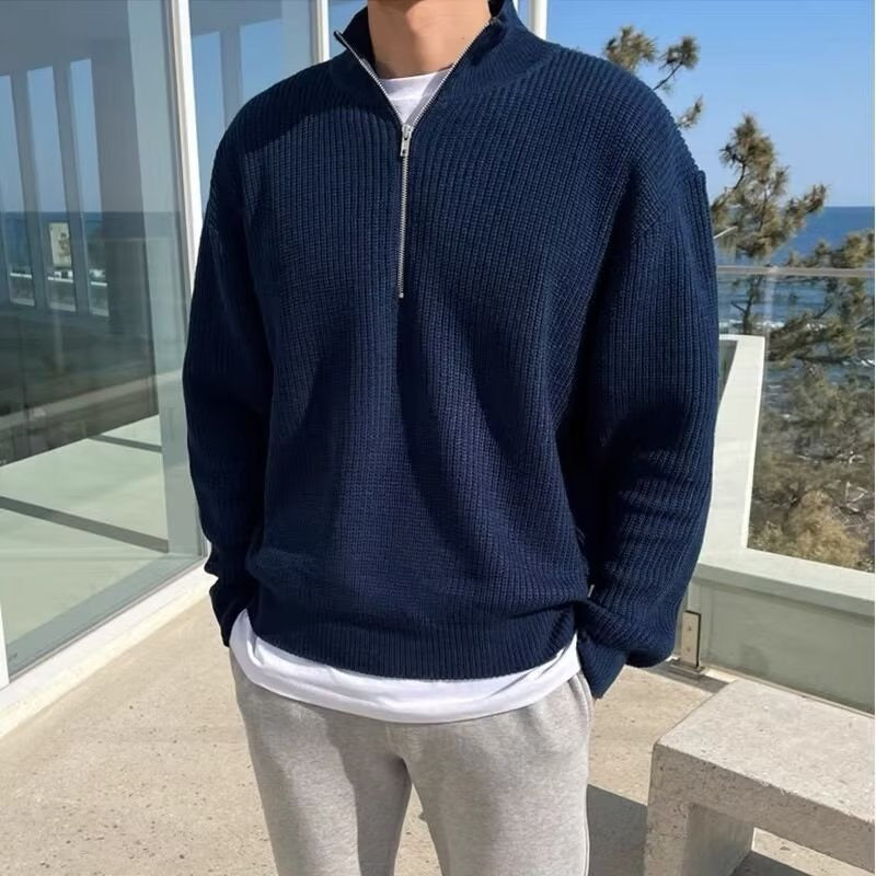 JEONJU Half Zip Sweater - Maison Sydney